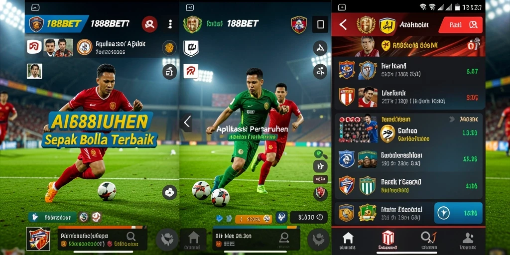 Tampilan gameplay 188BET dengan aksi sepak bola yang mendebarkan.