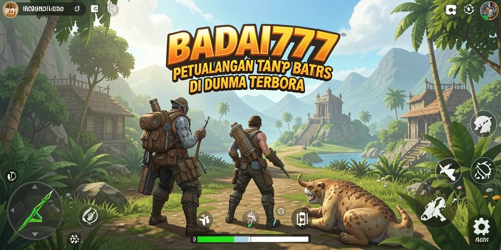 Tampilan gameplay BADAI777 yang menakjubkan di dunia terbuka.
