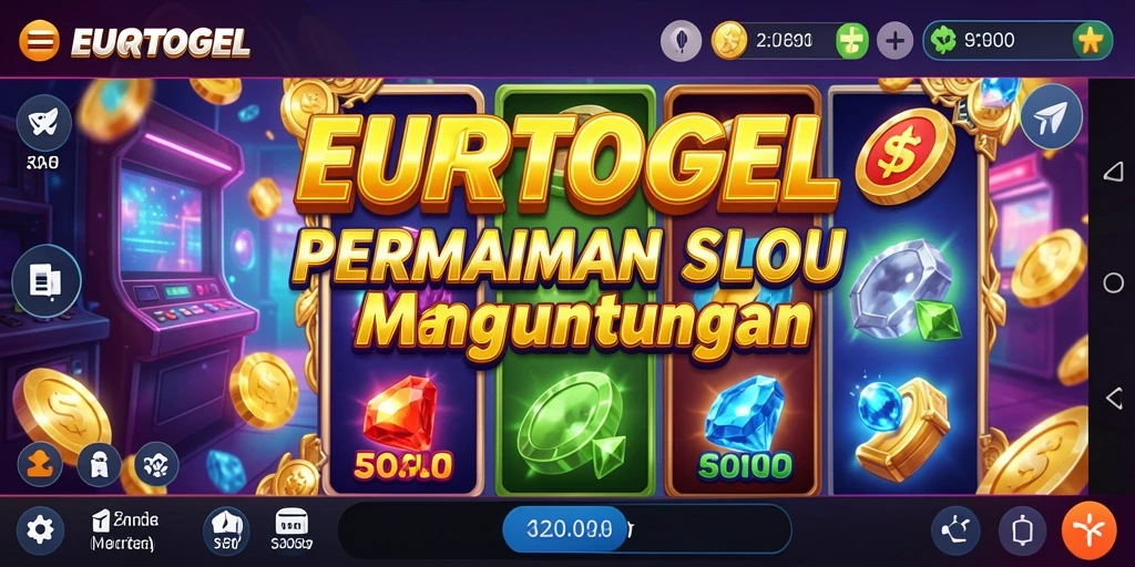 Tangkapan layar utama gameplay EUROTOGEL menampilkan keseruan permainan Slot.