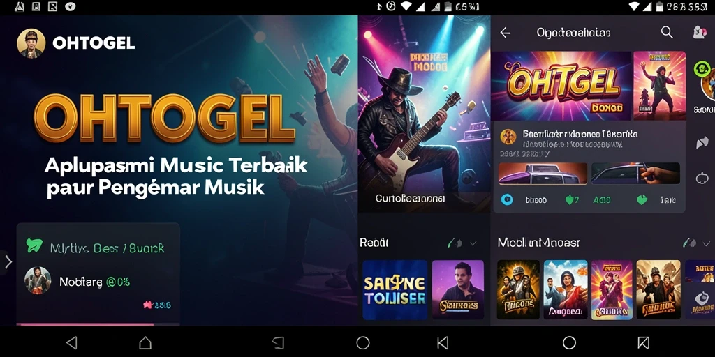Tampilan gameplay OHTOGEL dengan antarmuka musik yang menarik.